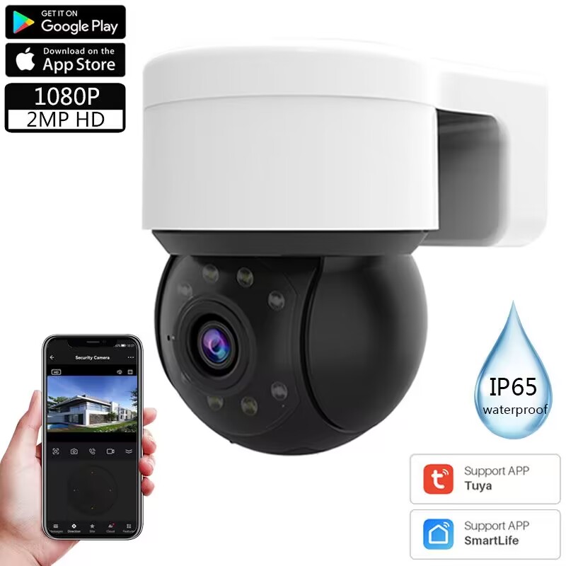 Smart Home Camera Ezviz - กันน้ํากลางแจ้งไร้สาย 1080P 2MP กล้อง Tuya Smart