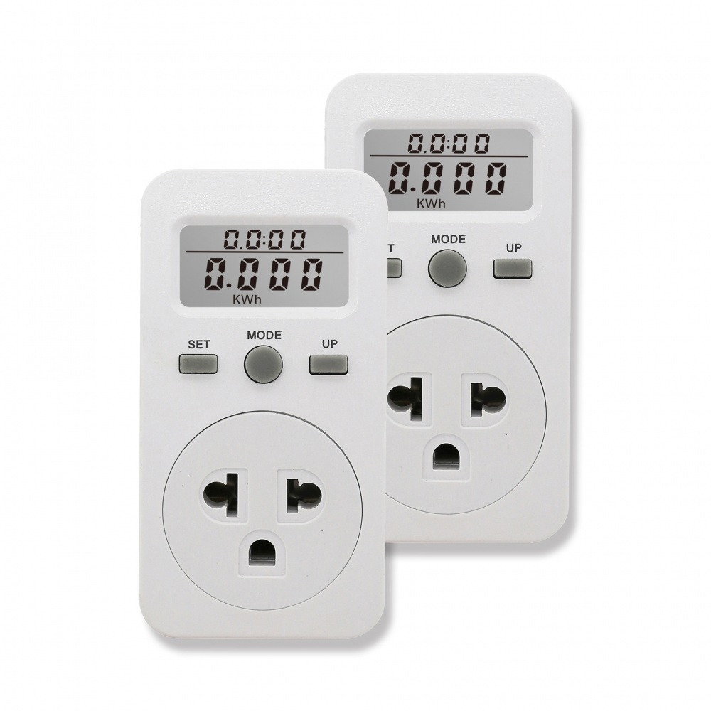 Smart Energy Monitor - ปลั๊กมิเตอร์วัดพลังงานอัจฉริยะ 120/220V 50/60Hz รองรับโหลดสูงสุด 1800W/2200W สำหรับวิเคราะห์การใช้พลังงานไฟฟ้า