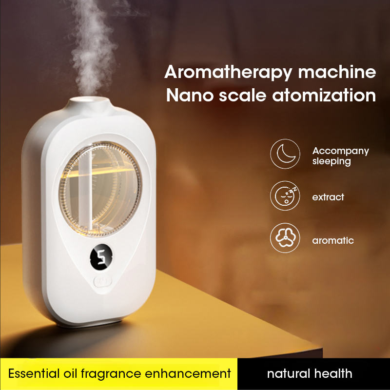 Smart Humidifier - เครื่องกระจายกลิ่นน้ำมันหอมระเหยอัจฉริยะติดผนัง พร้อมระบบเพิ่มความชื้นในอากาศและกำจัดกลิ่นอัตโนมัติสำหรับใช้ในบ้าน