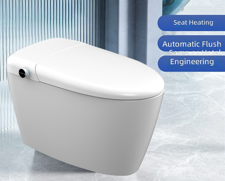 Smart Home Uses - ที่นั่งชักโครกอัจฉริยะพร้อมระบบทำความร้อน, ระบบชำระล้างอัตโนมัติ, ระบบชำระล้างเมื่อไฟฟ้าดับ, เหมาะสำหรับใช้ในบ้าน โรงแรม อพาร์ตเมนต์,