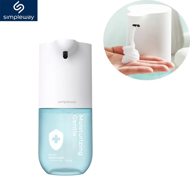 Smart Home Matter - Simpleway เครื่องจ่ายสบู่อัตโนมัติอัจฉริยะ, เครื่องล้างมืออัจฉริยะเครื่องจ่ายโฟมเซ็นเซอร์อินฟราเรด0.25วินาทีมีความแม่นยำสูงสำหรับบ้าน Xiaomi