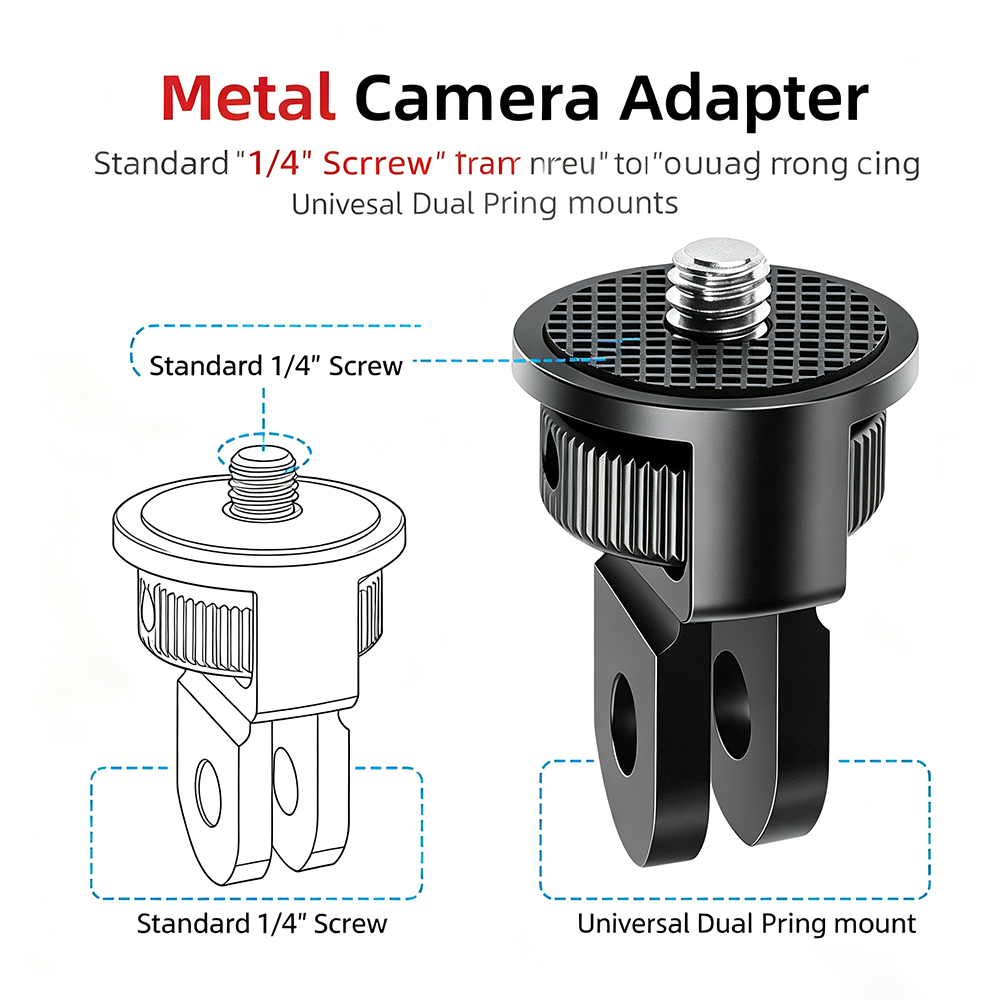 Smart Home Camera Ezviz - ตัวแปลงเกลียวโลหะ CNC 1/4