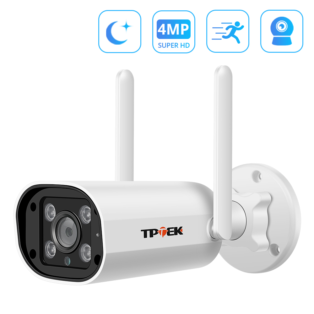 Smart Home Camera Ezviz - กล้องไอพี2K ระบบกล้องวงจรปิดกลางแจ้ง Wi-Fi 4MP กล้องวงจรปิดไร้สาย Wi-Fi