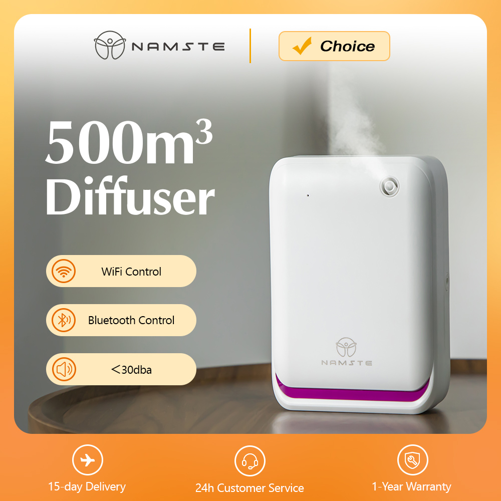 Smart Home Matter - เครื่องกระจายกลิ่นอโรมา NAMSTE ขนาดใหญ่ 500 ลูกบาศก์เมตร ควบคุมอัจฉริยะ