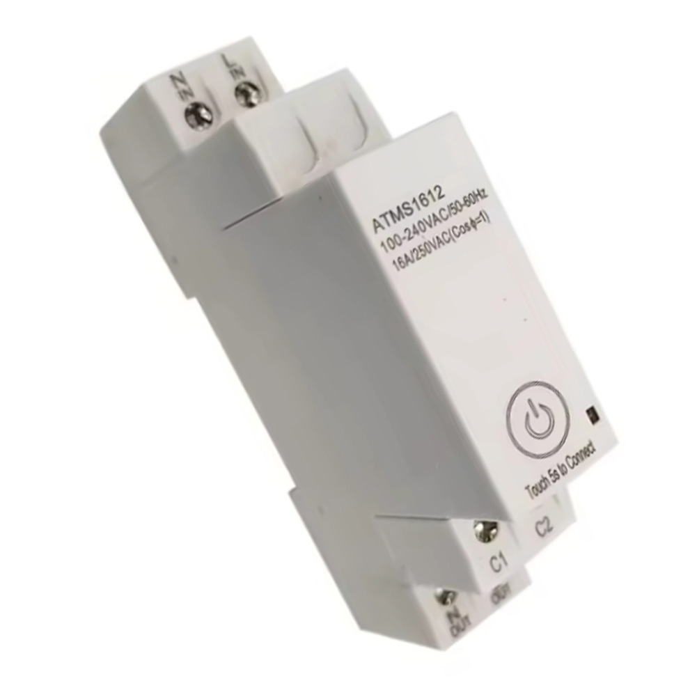 Smart Energy Monitor - สำหรับเวิร์กช็อปงานผลิต อุปกรณ์ตรวจสอบพลังงานแบบสมาร์ทไทม์เมอร์ WiFi ติดตั้งบนราง DIN ขนาด