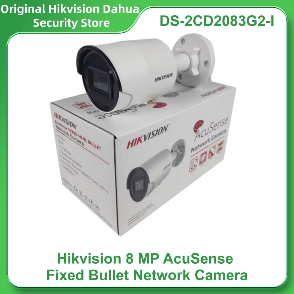 Smart Home Camera Ezviz - Hikvision DS-2CD2083G2-I 8MP AcuSense กล้องเครือข่ายแบบกระสุน H.265+