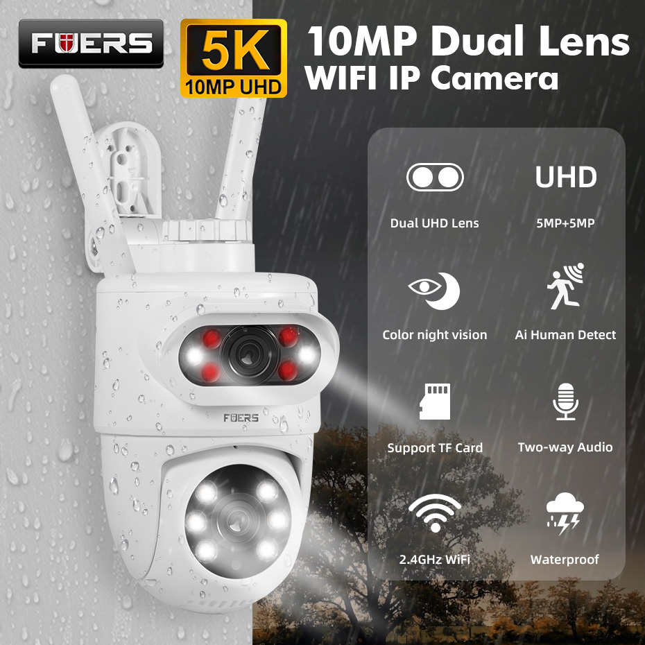 Smart Home Camera Ezviz - FUERS 5K 10MP Dual เลนส์ IP