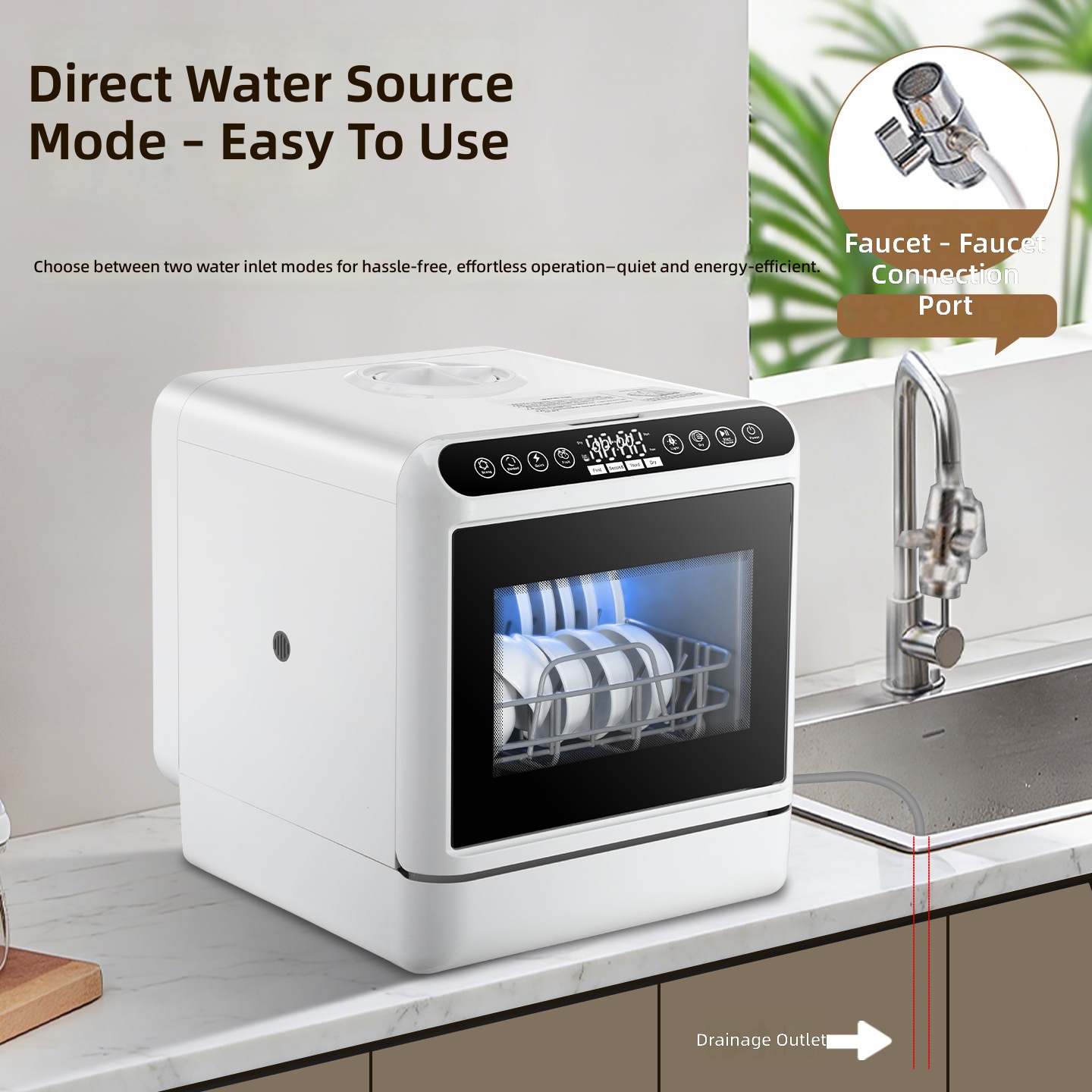เครื่องล้างจาน, ปลั๊ก UK 220V, - Smart Home Uses บทวิจารณ์และราคา