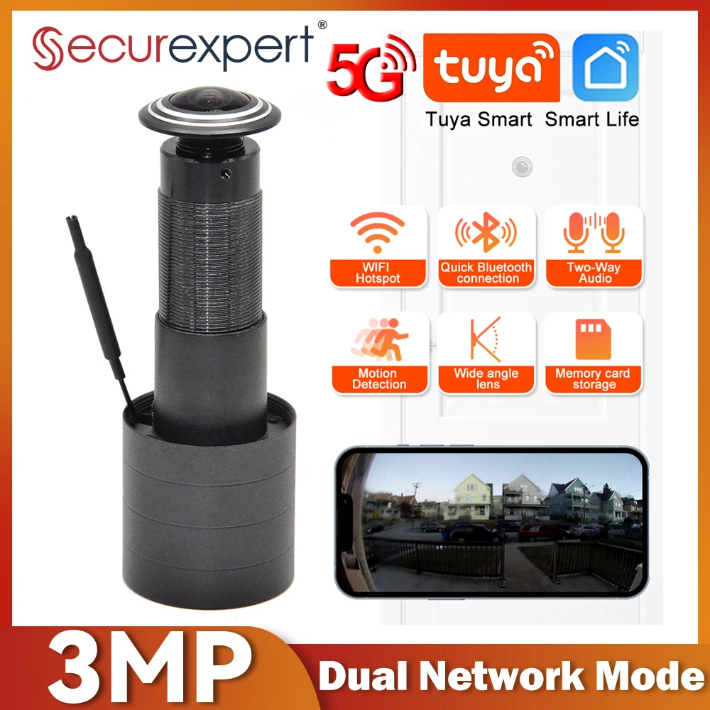 กล้องดูผ่านประตู 3MP HD 2.4G/5 - Smart Home Camera Ezviz บทวิจารณ์และราคา
