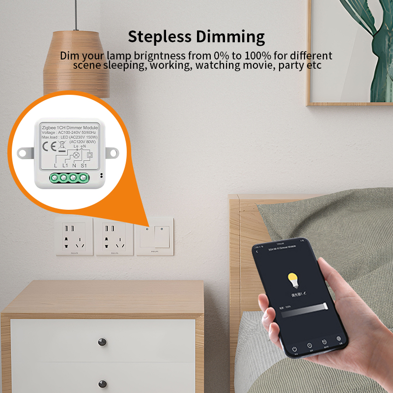 Tuya Zigbee สมาร์ทสวิตช์หรี่ไฟ - Smart Home Hub 2 บทวิจารณ์และราคา