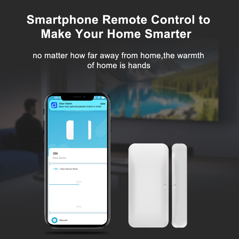 เซ็นเซอร์ประตูหน้าต่างไร้สาย T - Smart Home Miniature บทวิจารณ์และราคา