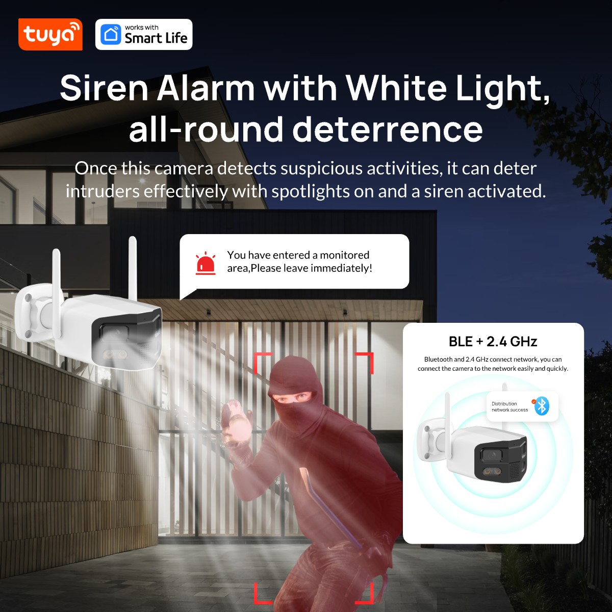 Tuya Smart 4MP 2.5K Dual-Lens  - Smart Home Camera Ezviz บทวิจารณ์และราคา