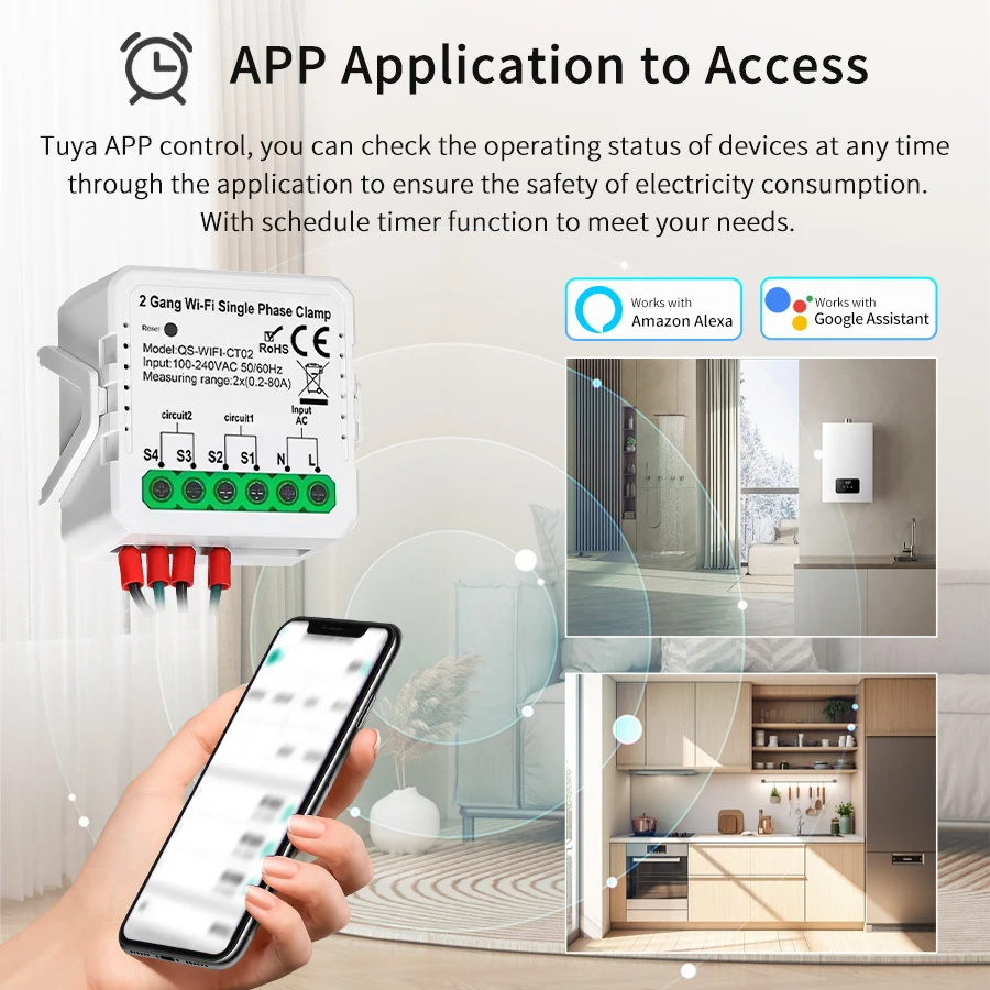 Tuya สมาร์ท WiFi พลังงานแสงอาท - Smart Energy Monitor บทวิจารณ์และราคา