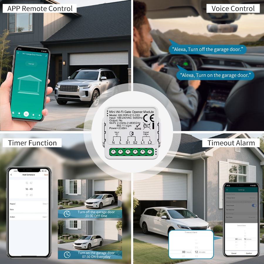 ตัวควบคุมประตูโรงรถอัจฉริยะ Tu - Smart Home Yale บทวิจารณ์และราคา