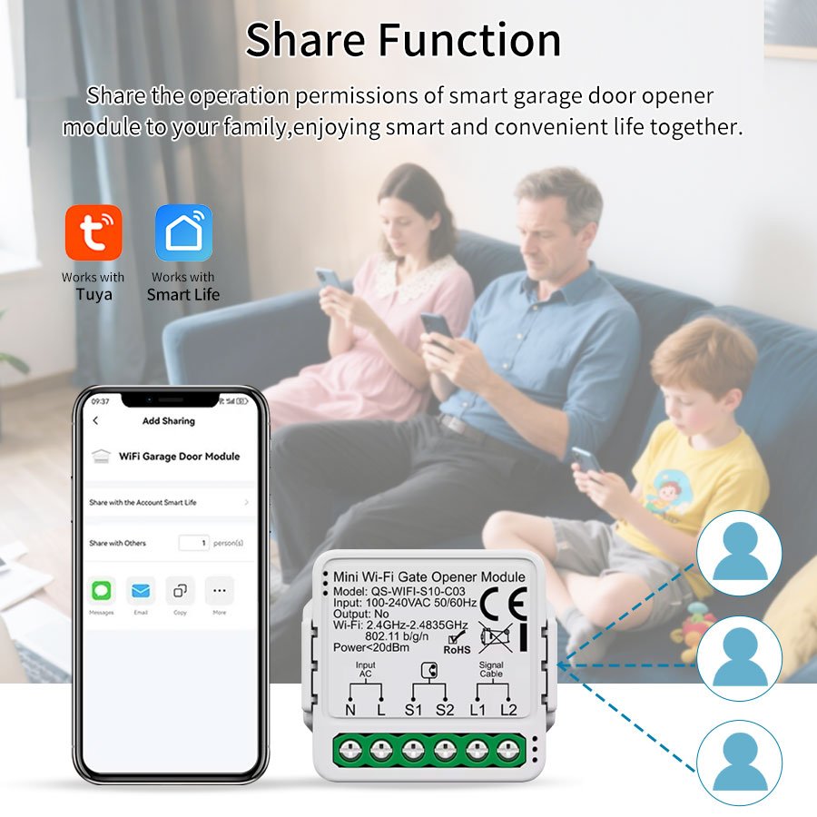 ตัวควบคุมประตูโรงรถอัจฉริยะ Tu - Smart Home Yale บทวิจารณ์และราคา