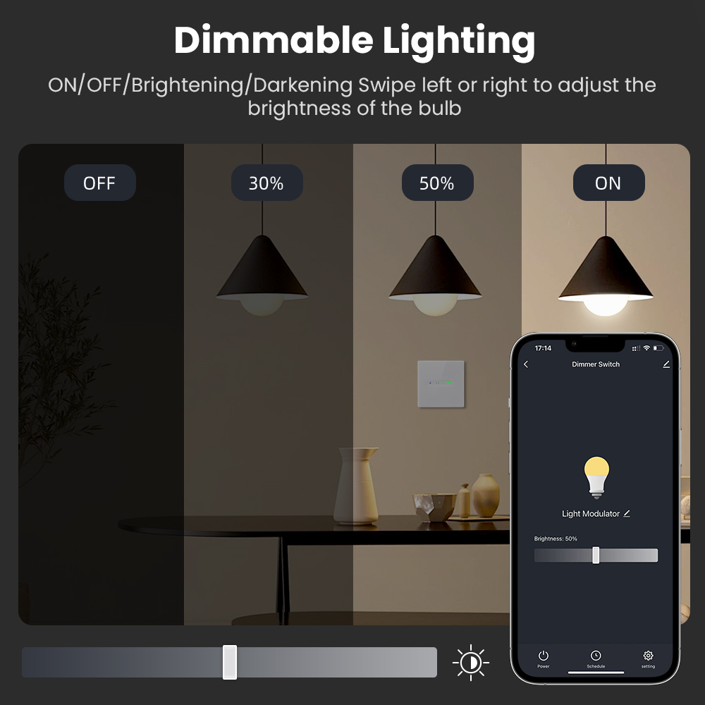 AVATTO WiFi 1/2 Gang Smart Dim - Smart Home Yale บทวิจารณ์และราคา