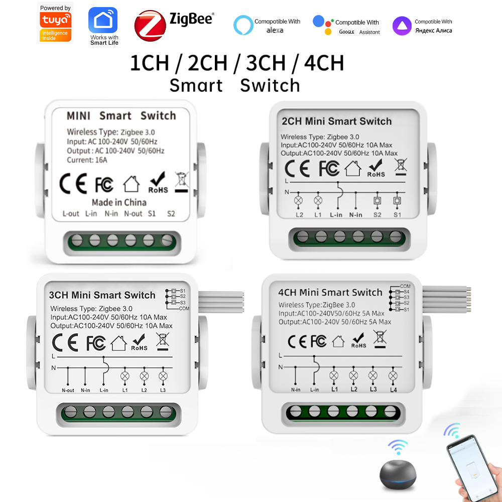 สวิตช์อัจฉริยะ Tuya Zigbee 3.0 - Smart Home Yale บทวิจารณ์และราคา