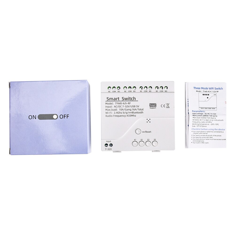 รีเลย์ WiFi อัจฉริยะ DC 5V-32V - Smart Home Control Panel บทวิจารณ์และราคา