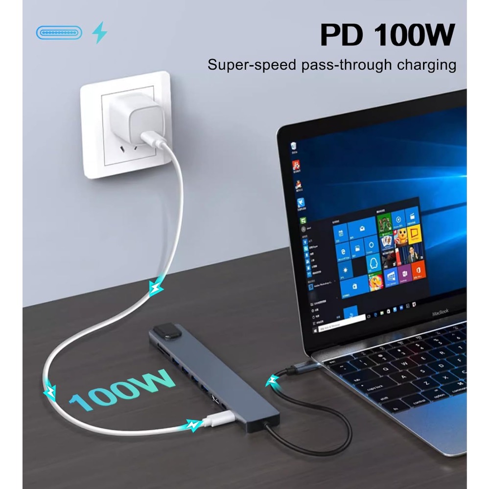 ฮับ USB C 8in1/2 7in1/2 แบบ Ty - Smart Home Hub 2 บทวิจารณ์และราคา