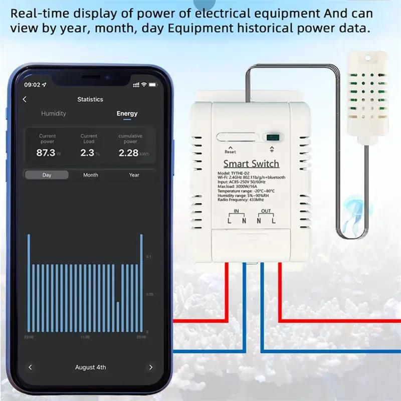 ใช้งานร่วมกับสวิตช์เทอร์โมสตัท - Smart Energy Monitor บทวิจารณ์และราคา