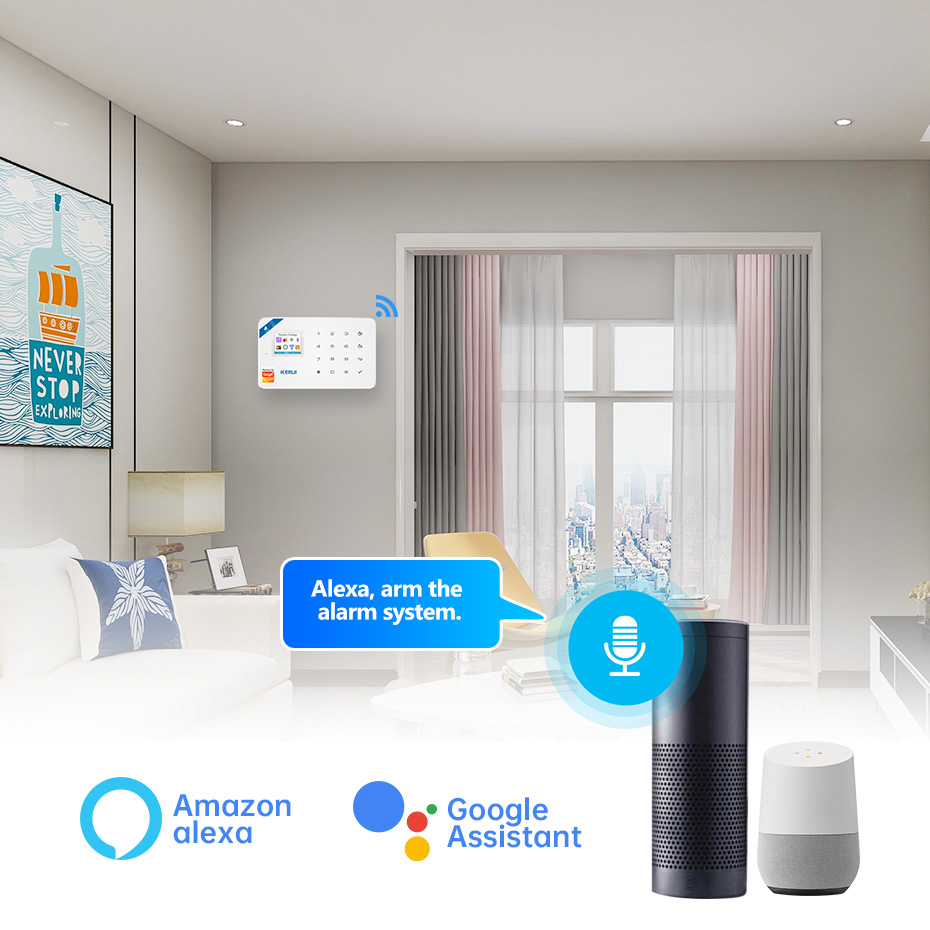 KERUI Security Alarm System ชุ - Smart Home Demo Kit บทวิจารณ์และราคา