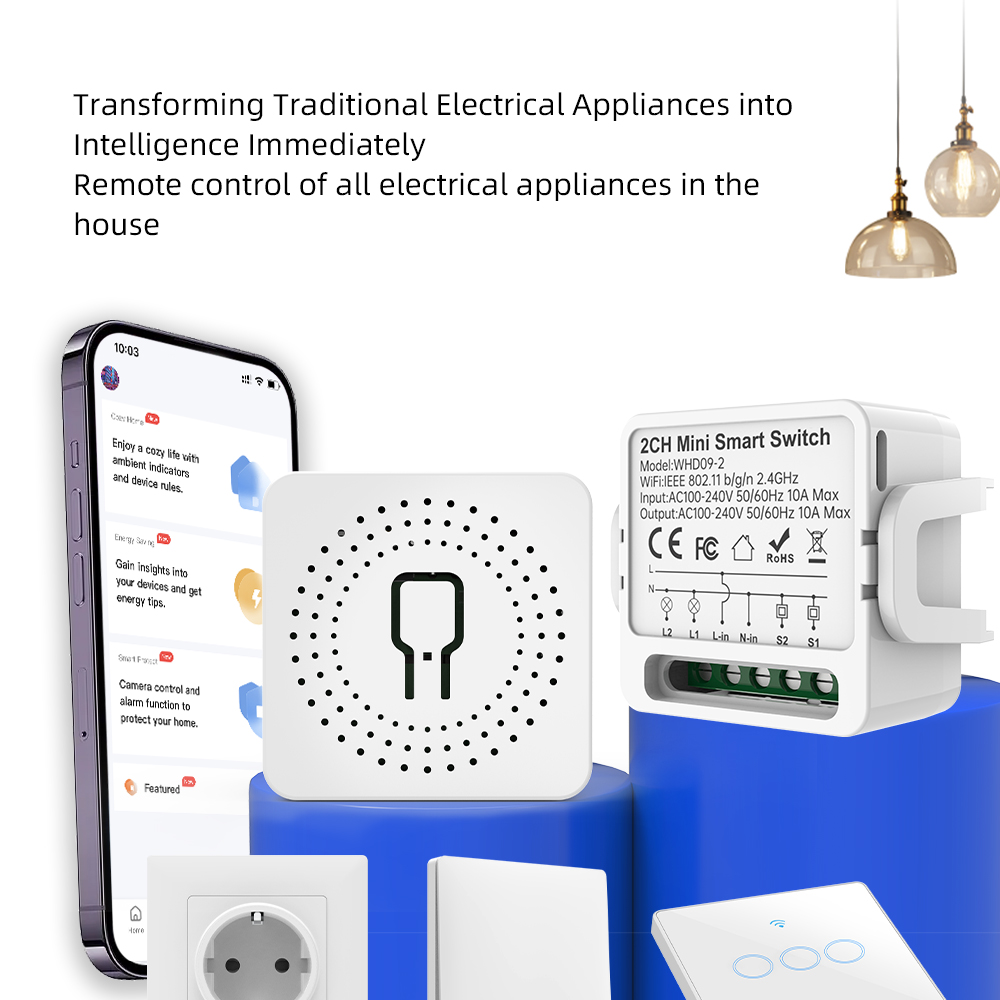สวิตช์อัจฉริยะ Tuya แบบ 2 ทาง  - Smart Home Yale บทวิจารณ์และราคา