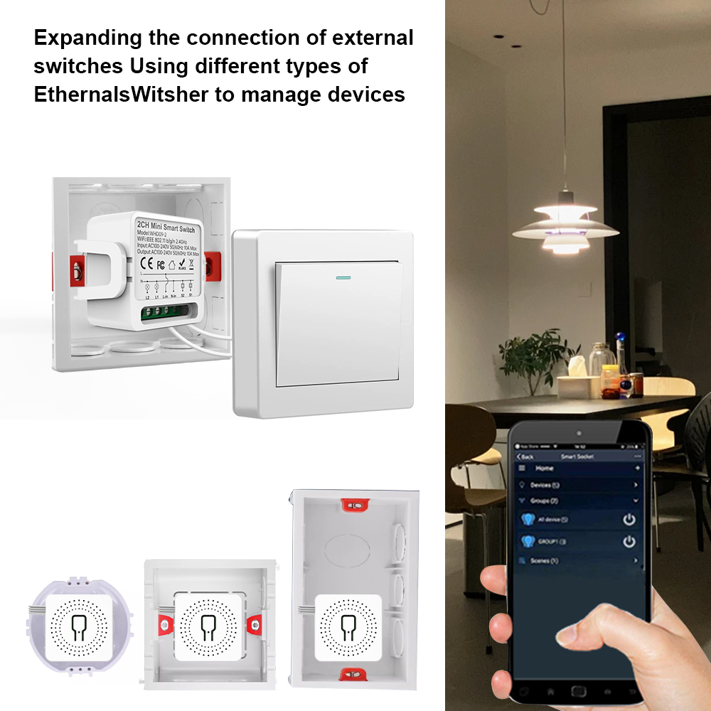 สวิตช์อัจฉริยะ Tuya แบบ 2 ทาง  - Smart Home Yale บทวิจารณ์และราคา