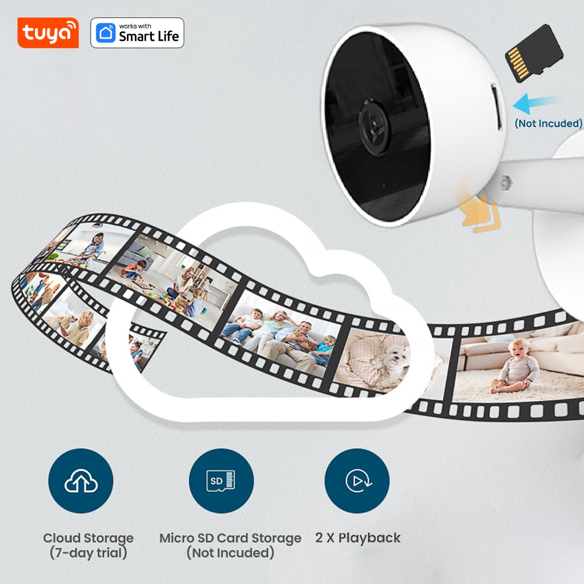 Tuya สมาร์ท 3MP HD Indoor Home - Smart Home Camera Ezviz บทวิจารณ์และราคา
