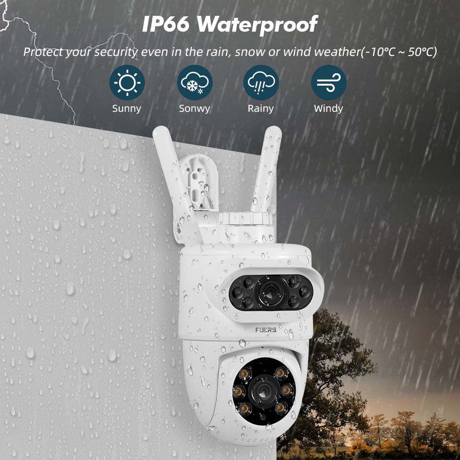 FUERS 5K 10MP Dual เลนส์ IP กล - Smart Home Camera Ezviz บทวิจารณ์และราคา